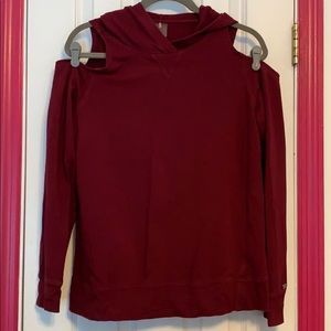 Calia long sleeve hooded top